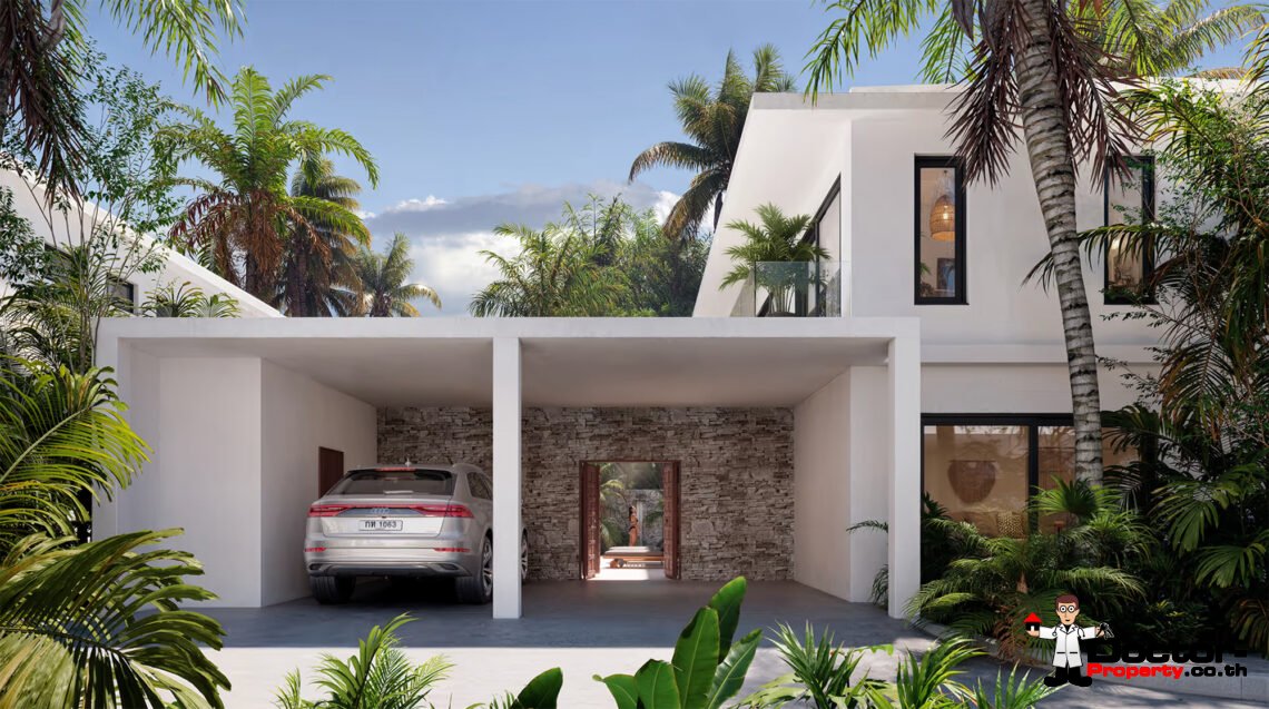 Modern 4 Bedroom, Two‑Storey Private Pool Villa in Lamai, Koh Samui – For Sale