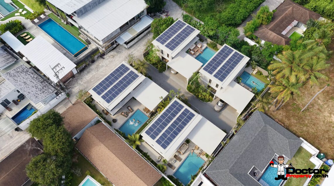 Modern 4 Bedroom, Two‑Storey Private Pool Villa in Lamai, Koh Samui – For Sale