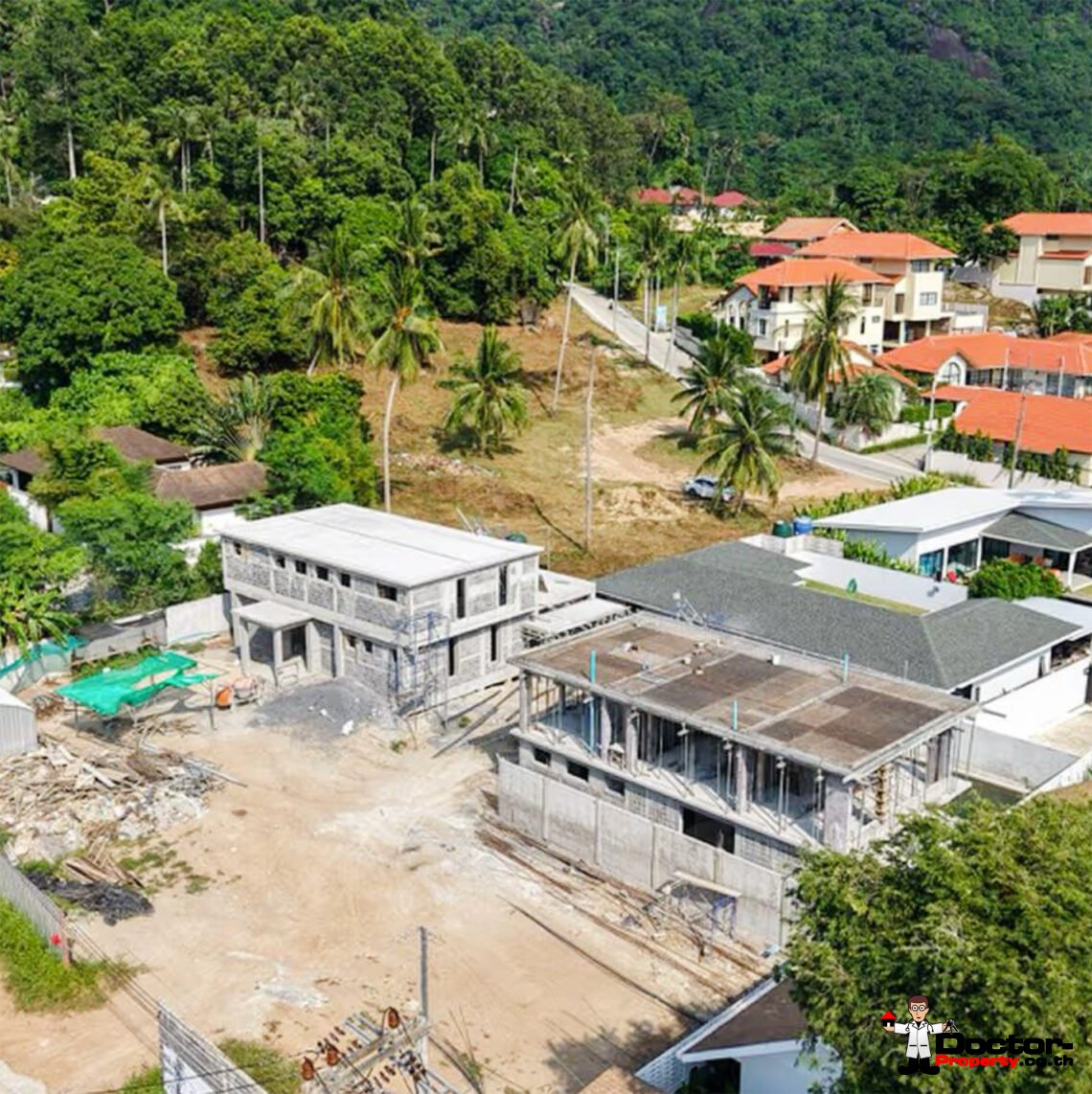 Modern 4 Bedroom, Two‑Storey Private Pool Villa in Lamai, Koh Samui – For Sale