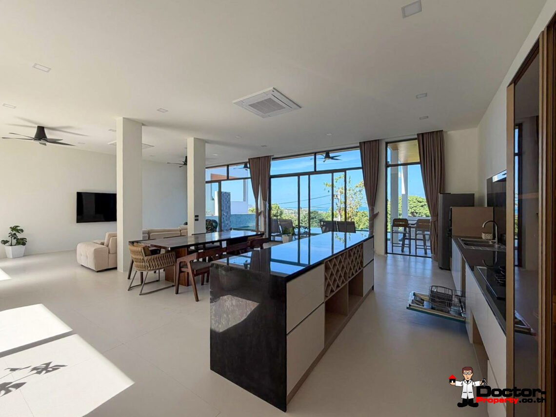 Luxury 3 Bedroom Pool Villa with Sea View in Chaweng, Koh Samui – For Sale