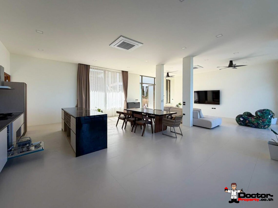 Luxury 3 Bedroom Pool Villa with Sea View in Chaweng, Koh Samui – For Sale