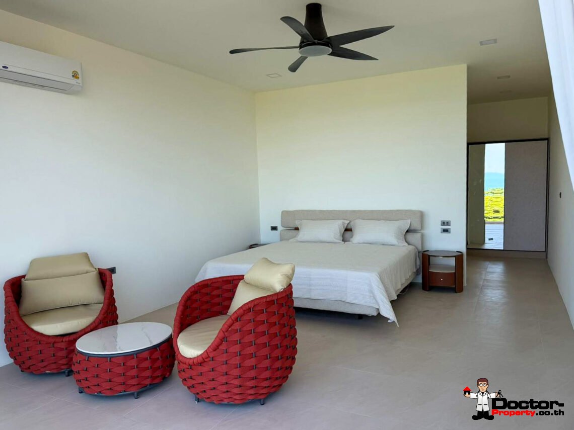 Luxury 3 Bedroom Pool Villa with Sea View in Chaweng, Koh Samui – For Sale