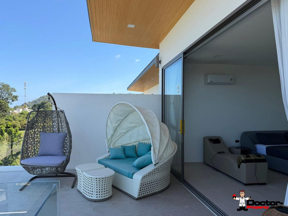 Luxury 3 Bedroom Pool Villa with Sea View in Chaweng, Koh Samui – For Sale