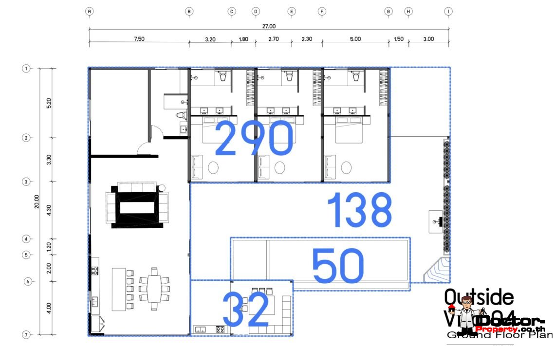 Luxury 3 Bedroom Pool Villa with Sea View in Chaweng, Koh Samui – For Sale