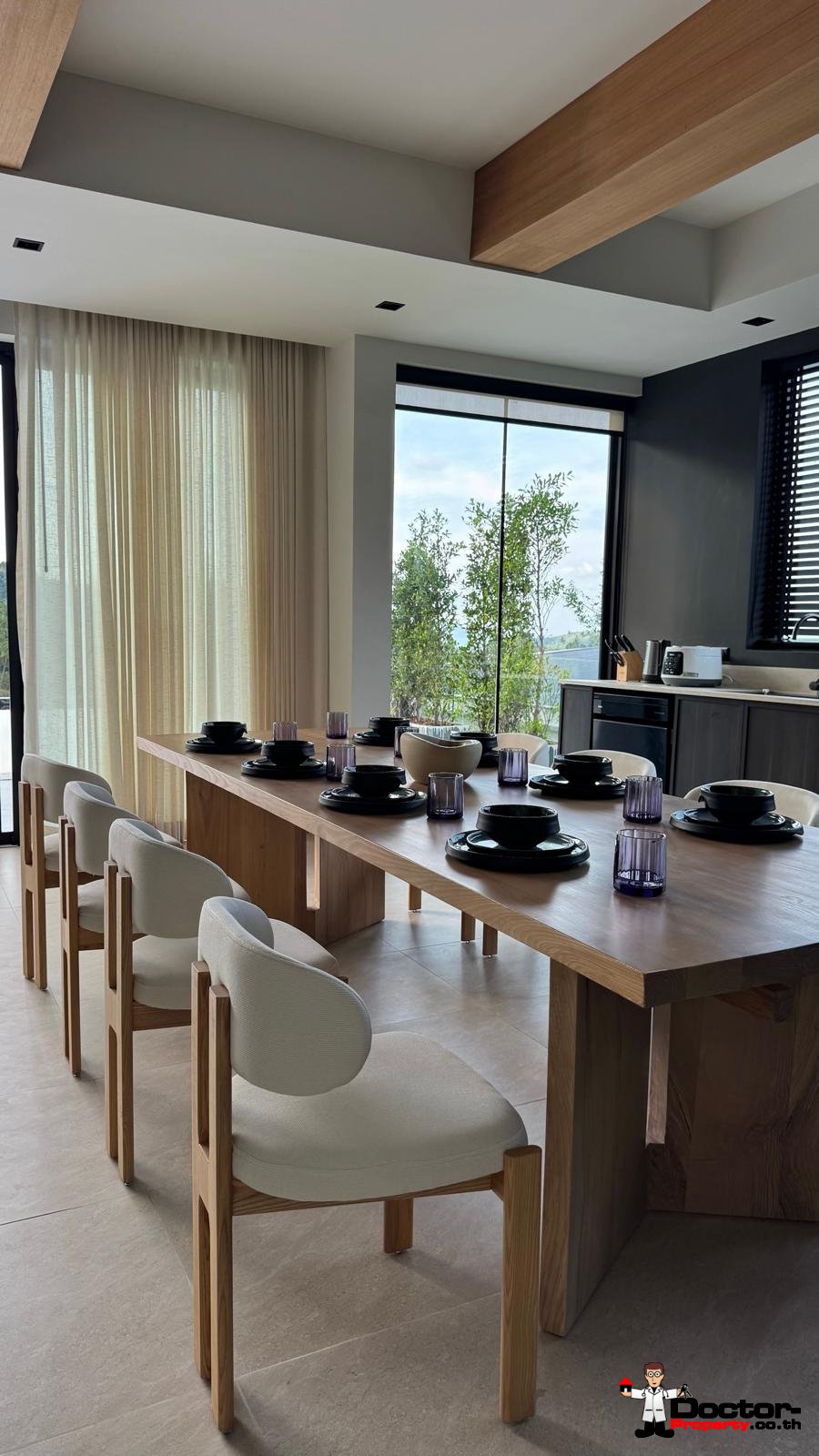 Luxury 2 Bedroom Pool Villa with Partial Sea View in Chaweng, Koh Samui – For Sale