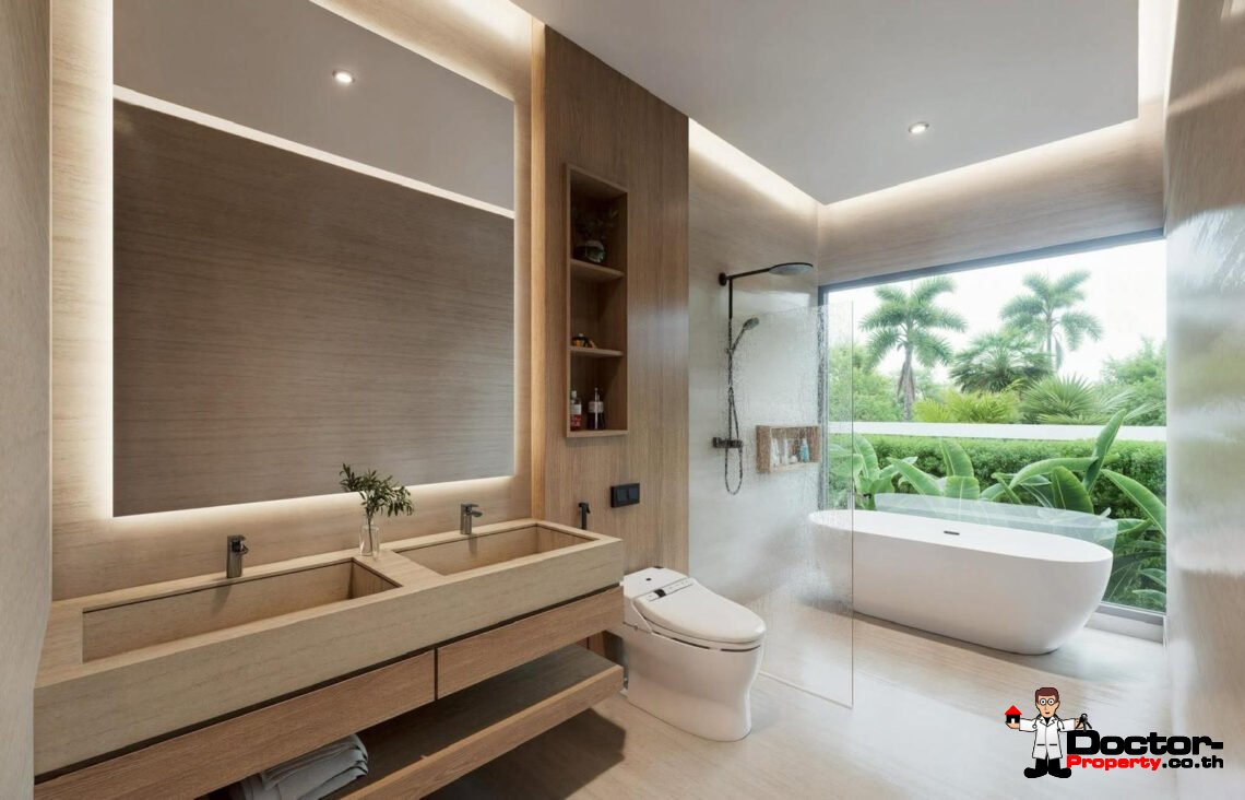 Modern 3 Bedroom Pool Villa in Mae Nam, Koh Samui – For Sale