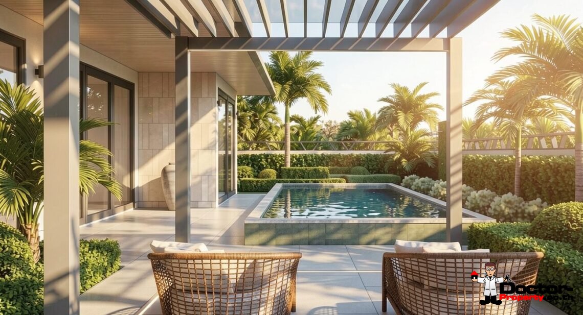 Tropical 4 Bedroom Pool Villa in Ban Tai, Koh Samui – For Sale