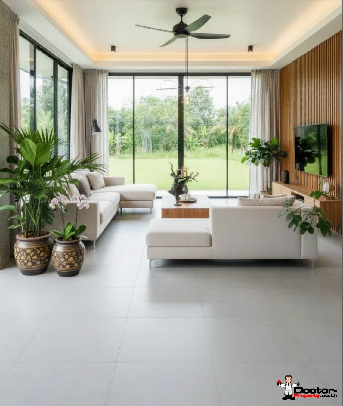 Modern 3 Bedroom Two Storey Pool Villa in Lamai, Koh Samui – For Sale