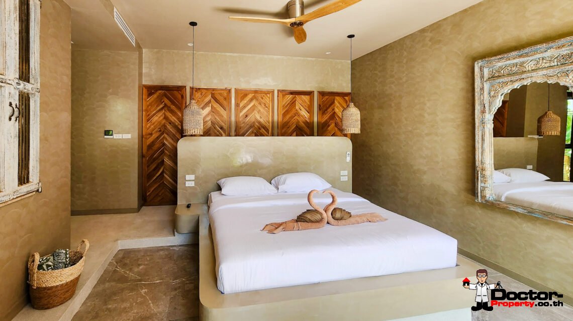 3 Bedroom Private Pool Villa with Balinese Style in Lamai, Koh Samui – For Sale