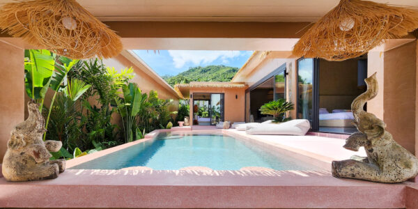3 Bedroom Private Pool Villa with Balinese Style in Lamai, Koh Samui – For Sale