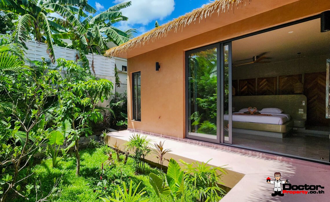 3 Bedroom Private Pool Villa with Balinese Style in Lamai, Koh Samui – For Sale