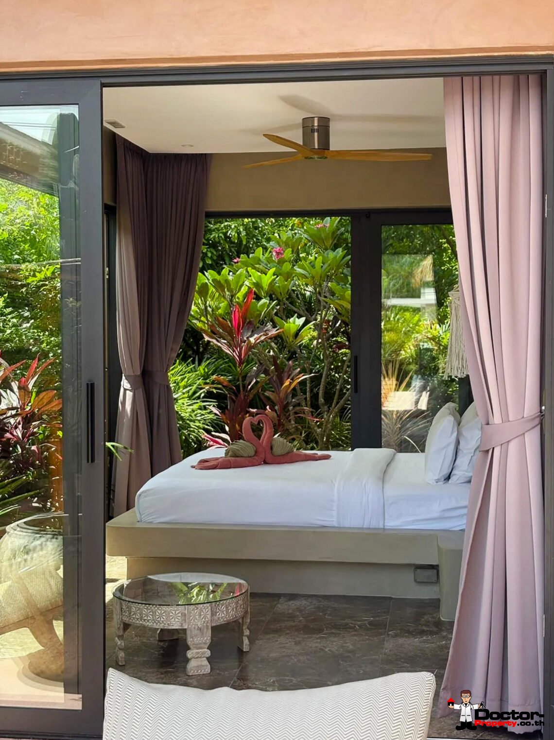 3 Bedroom Private Pool Villa with Balinese Style in Lamai, Koh Samui – For Sale