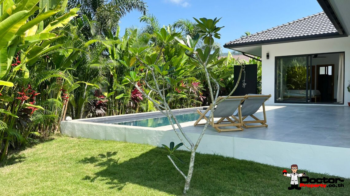 3 Bedroom Private Pool Villa with Spacious Garden in Lamai, Koh Samui – For Sale