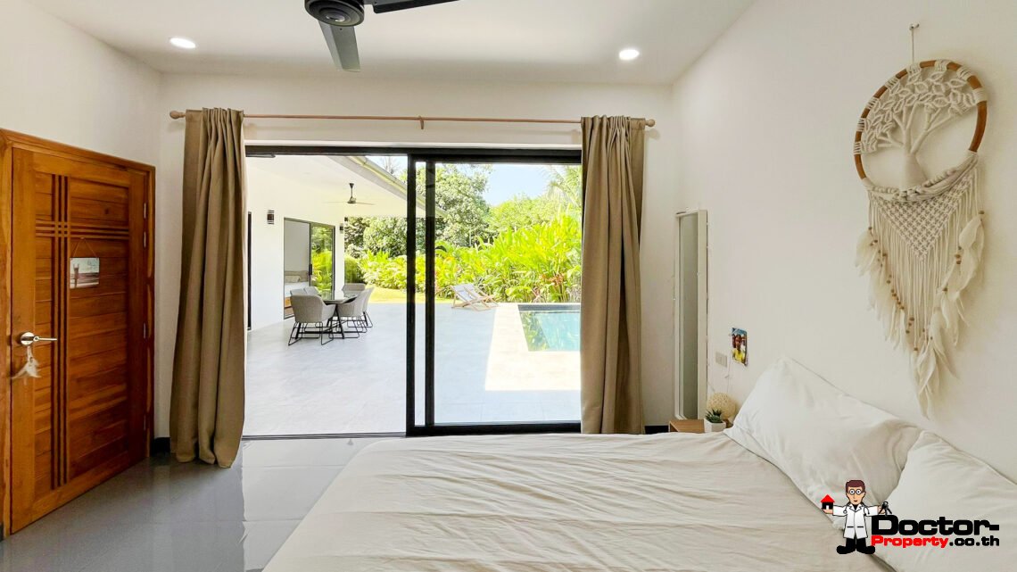 3 Bedroom Private Pool Villa with Spacious Garden in Lamai, Koh Samui – For Sale