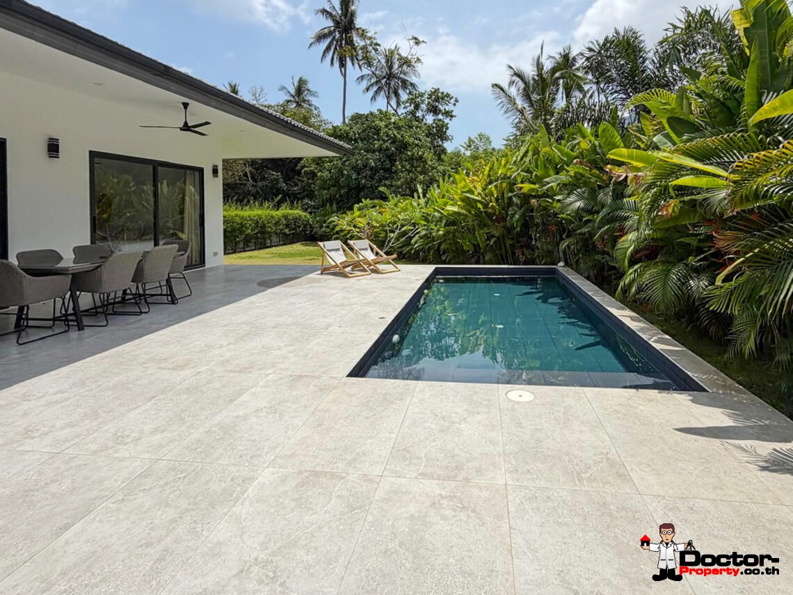 3 Bedroom Private Pool Villa with Spacious Garden in Lamai, Koh Samui – For Sale