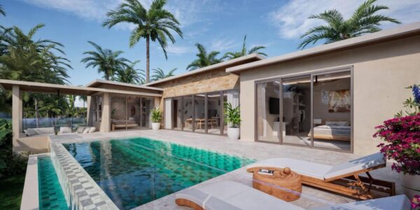 Modern 3 Bedroom Pool Villa with Sea View in Ban Tai, Koh Samui – For Sale