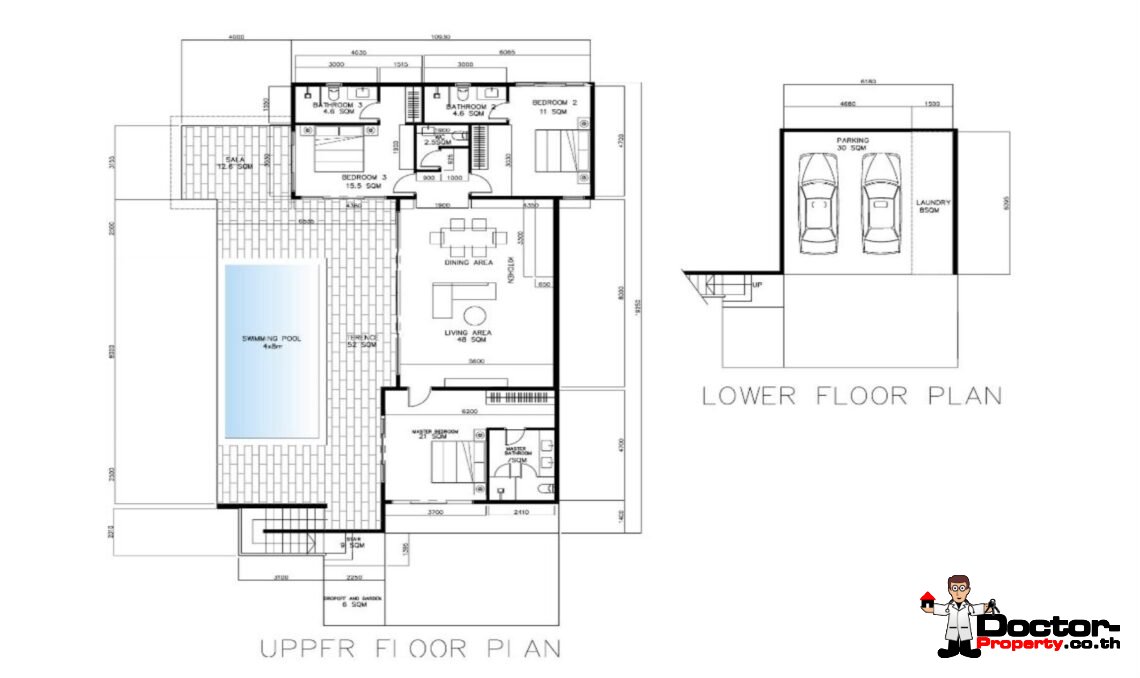 Modern 3 Bedroom Pool Villa with Sea View in Ban Tai, Koh Samui – For Sale