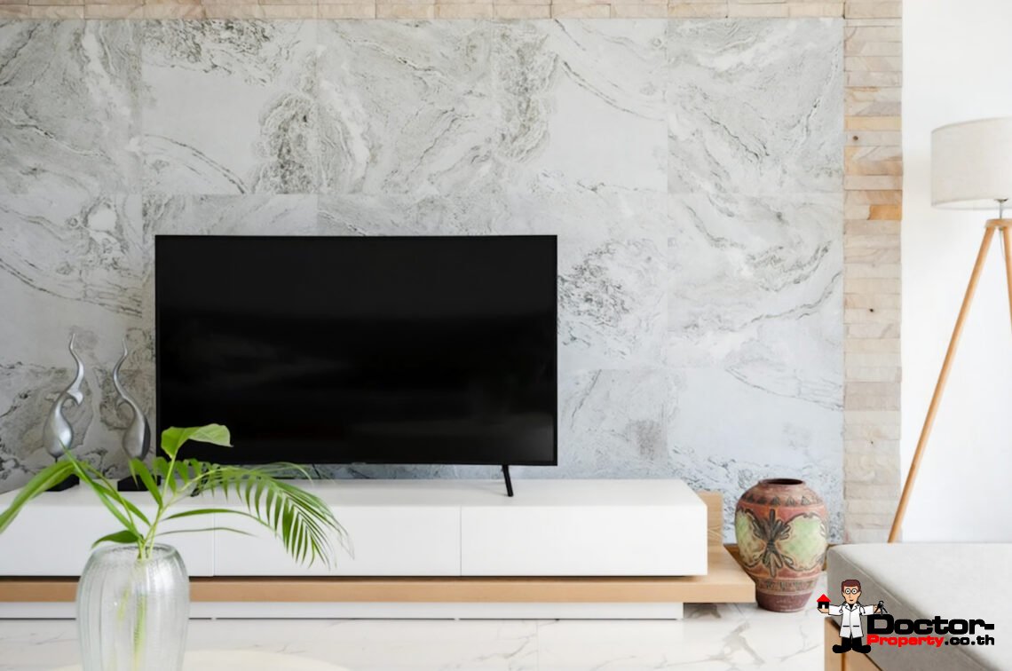 Modern 4 Bedroom Pool Villa with Sea View in Bo Phut, Koh Samui – For Sale