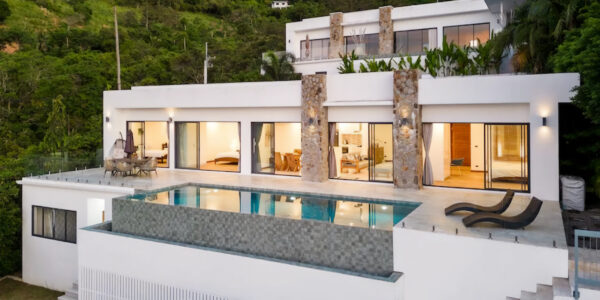 Modern 4 Bedroom Pool Villa with Sea View in Bo Phut, Koh Samui – For Sale
