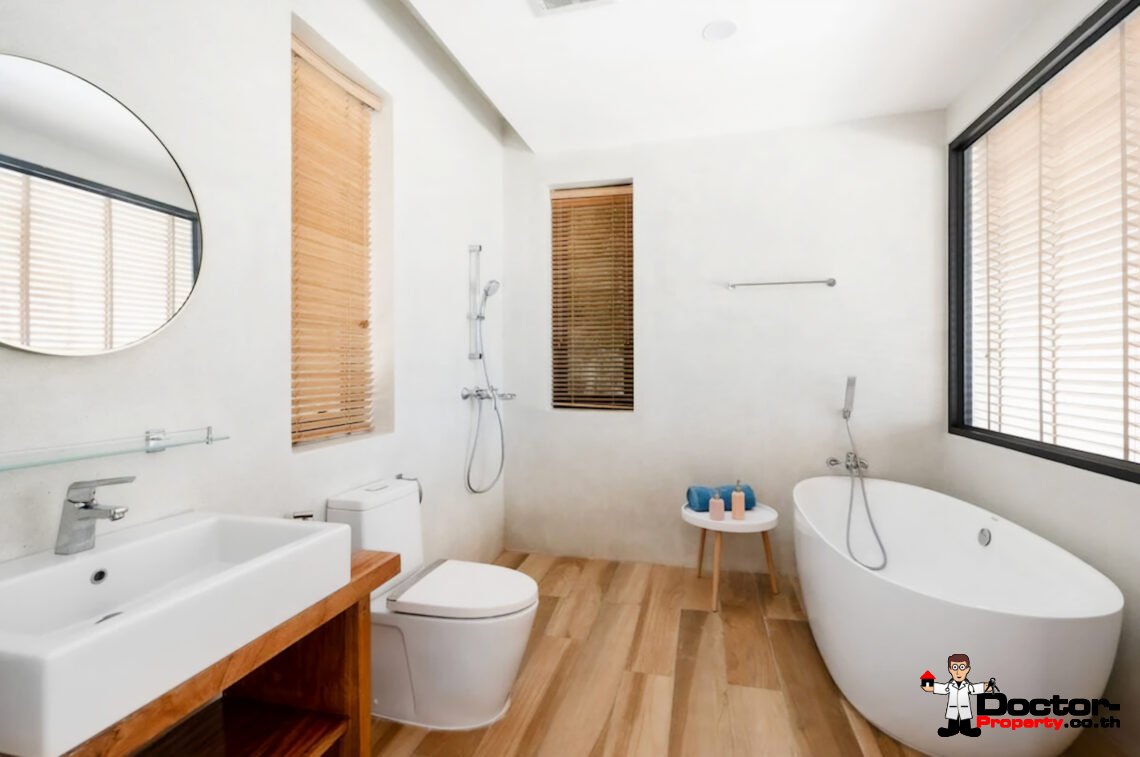 Modern 4 Bedroom Pool Villa with Sea View in Bo Phut, Koh Samui – For Sale