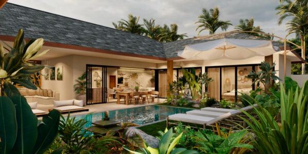 Modern Tropical 3-4 Bedroom Pool Villa in Lamai, Koh Samui – For Sale