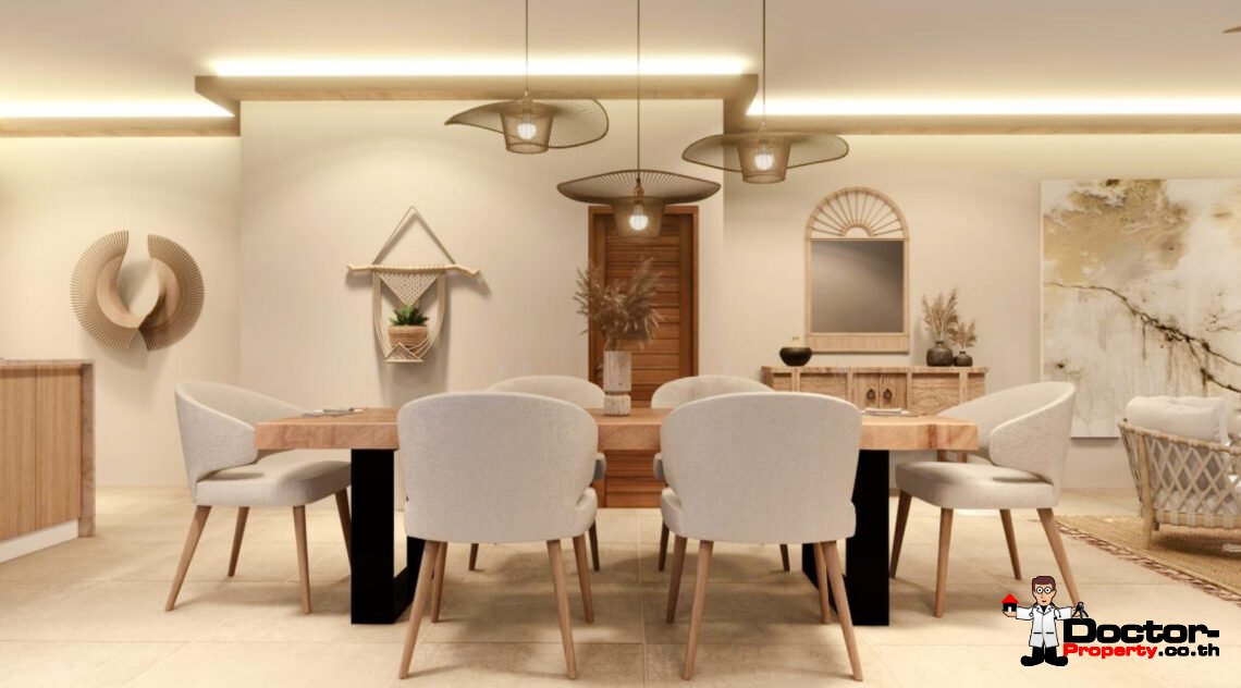 Modern Tropical 3-4 Bedroom Pool Villa in Lamai, Koh Samui – For Sale