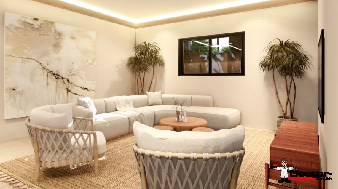 Modern Tropical 3-4 Bedroom Pool Villa in Lamai, Koh Samui – For Sale