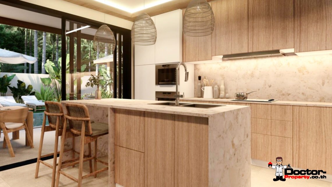 Modern Tropical 3-4 Bedroom Pool Villa in Lamai, Koh Samui – For Sale