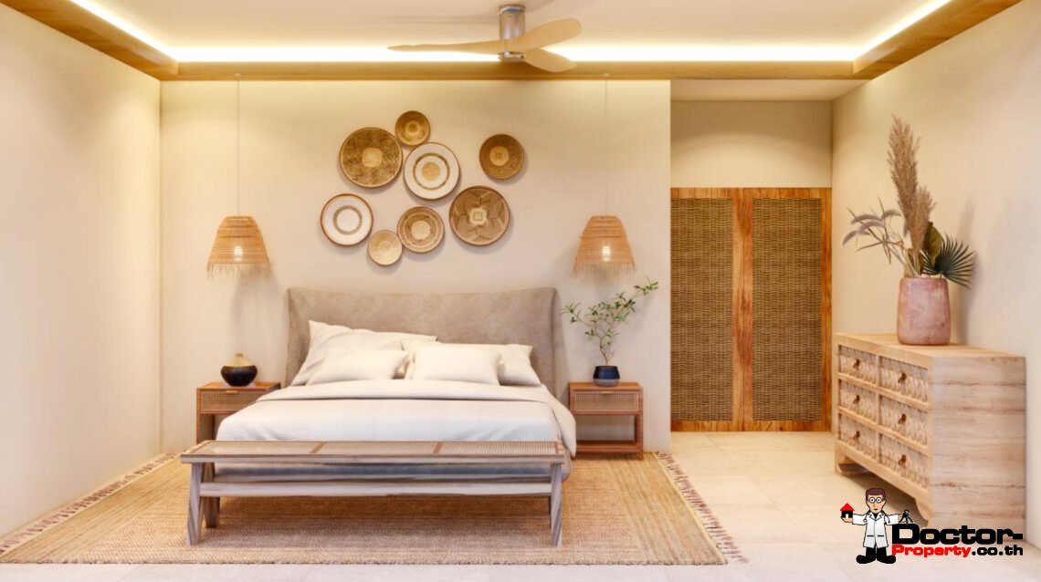 Modern Tropical 3-4 Bedroom Pool Villa in Lamai, Koh Samui – For Sale