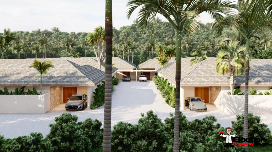 Modern Tropical 3-4 Bedroom Pool Villa in Lamai, Koh Samui – For Sale