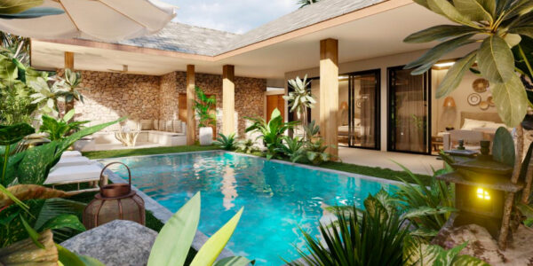Modern Tropical 3-4 Bedroom Pool Villa in Lamai, Koh Samui – For Sale