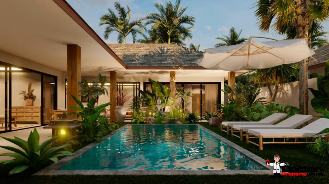 Modern Tropical 3-4 Bedroom Pool Villa in Lamai, Koh Samui – For Sale