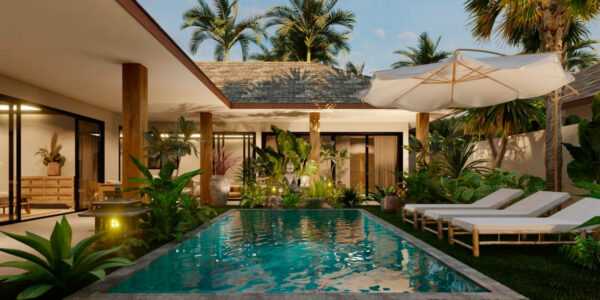 Modern Tropical 3-4 Bedroom Pool Villa in Lamai, Koh Samui – For Sale