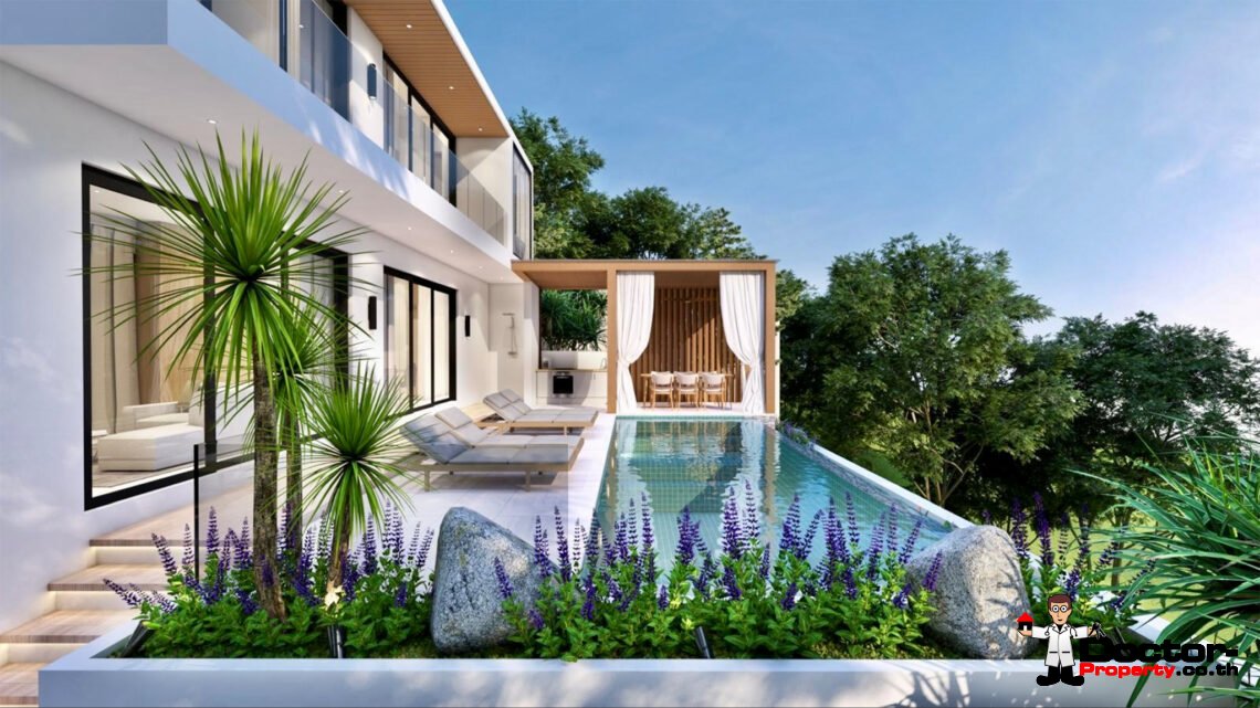 Luxury 2-4 Bedroom Private Pool Villa in Bang Makham, Koh Samui – For Sale