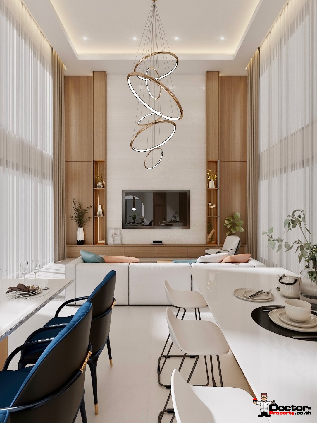 Luxury 2-4 Bedroom Private Pool Villa with Sea View and Sunset View in Bang Makham, Koh Samui – For Sale