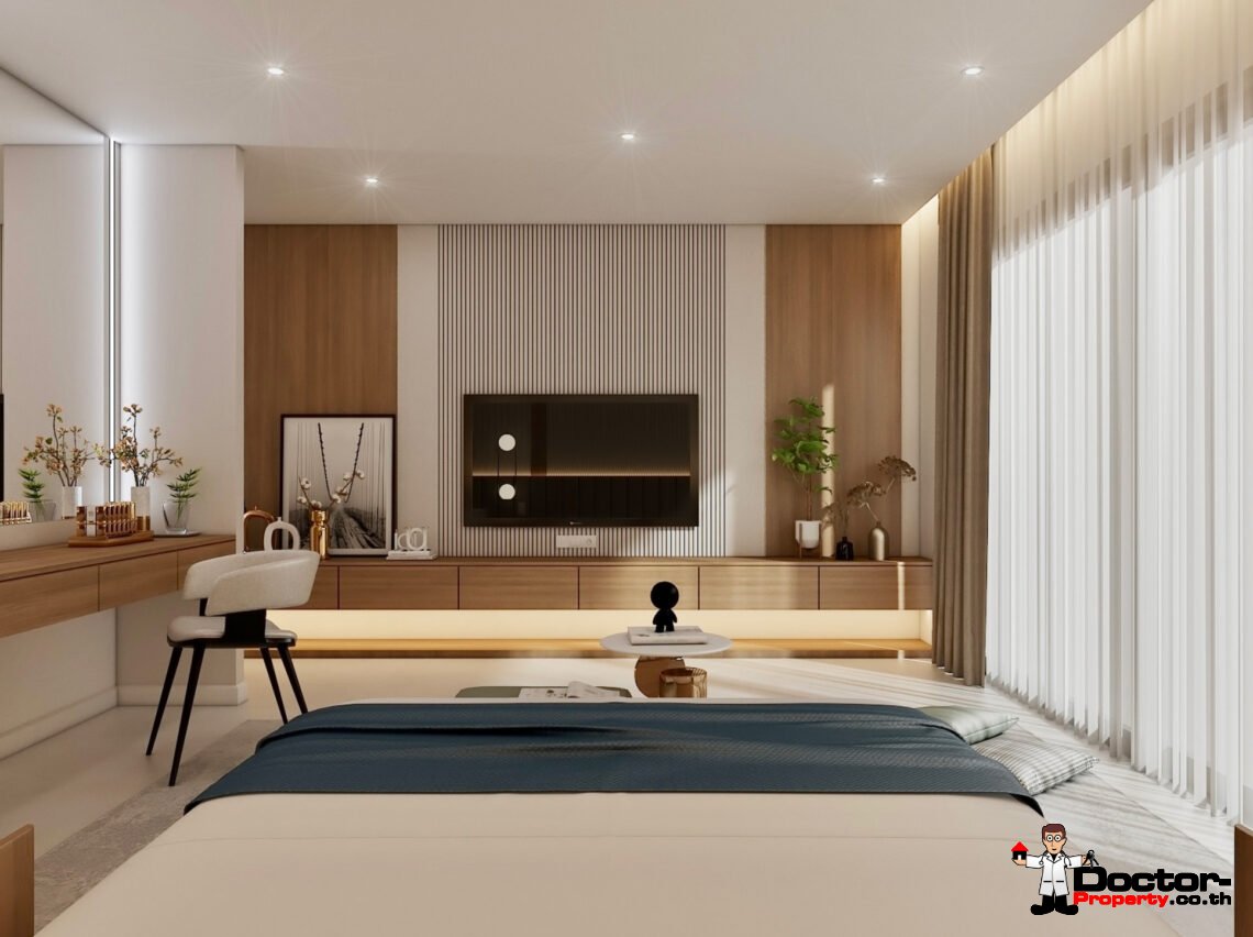 Luxury 2-4 Bedroom Private Pool Villa with Sea View and Sunset View in Bang Makham, Koh Samui – For Sale