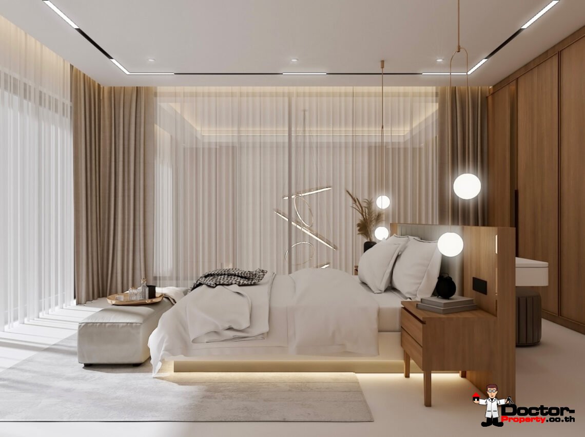 Luxury 2-4 Bedroom Private Pool Villa with Sea View and Sunset View in Bang Makham, Koh Samui – For Sale