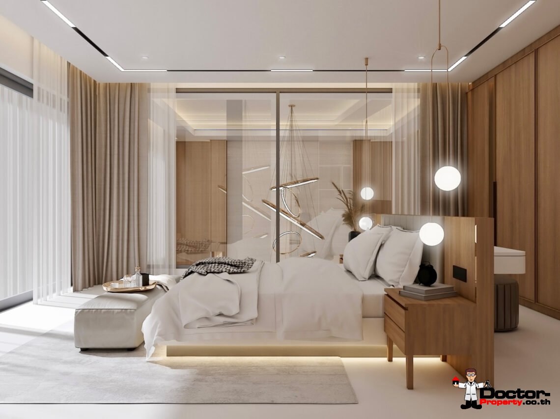 Luxury 2-4 Bedroom Private Pool Villa with Sea View and Sunset View in Bang Makham, Koh Samui – For Sale