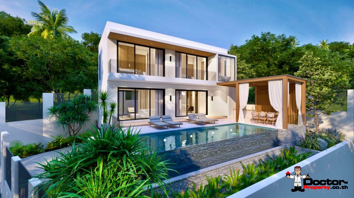 Luxury 2-4 Bedroom Private Pool Villa in Bang Makham, Koh Samui – For Sale