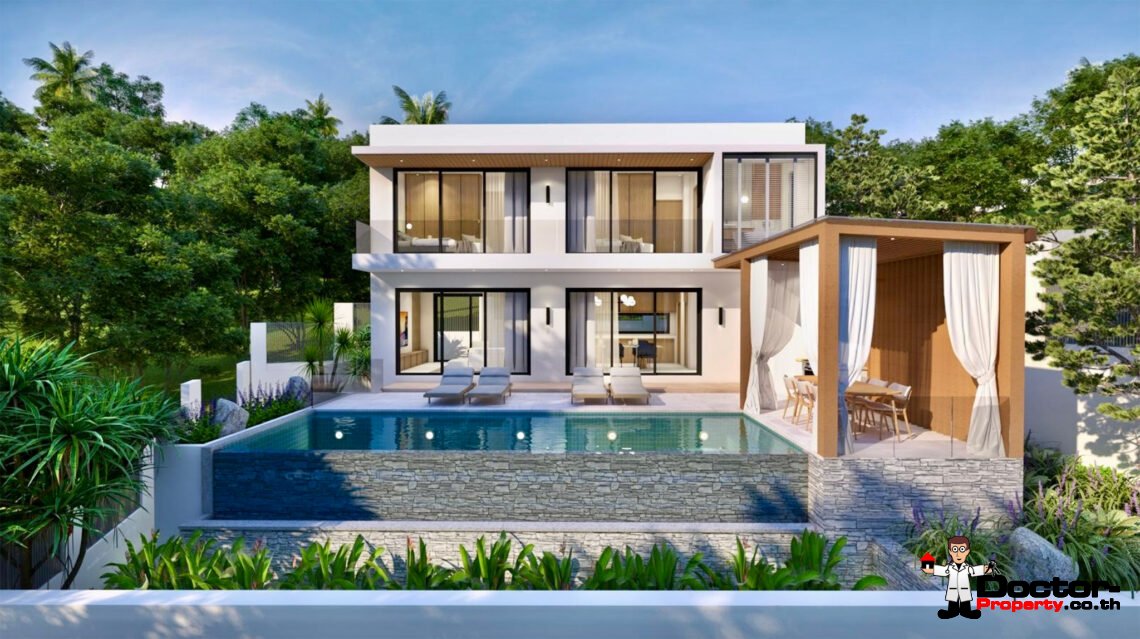 Luxury 2-4 Bedroom Private Pool Villa in Bang Makham, Koh Samui – For Sale