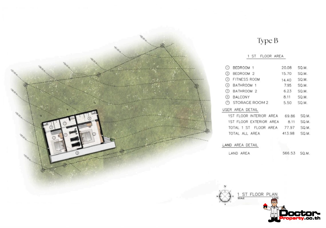 Luxury 2-4 Bedroom Private Pool Villa with Sea View and Sunset View in Bang Makham, Koh Samui – For Sale