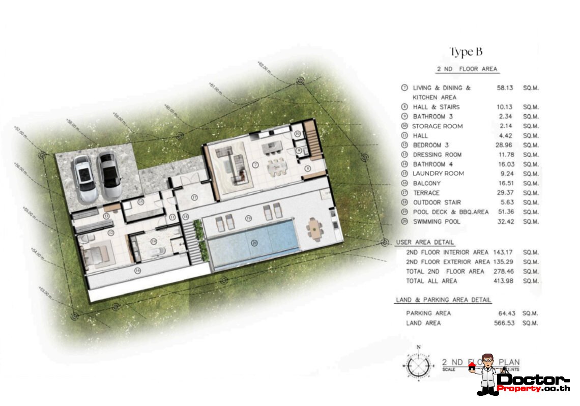 Luxury 2-4 Bedroom Private Pool Villa with Sea View and Sunset View in Bang Makham, Koh Samui – For Sale