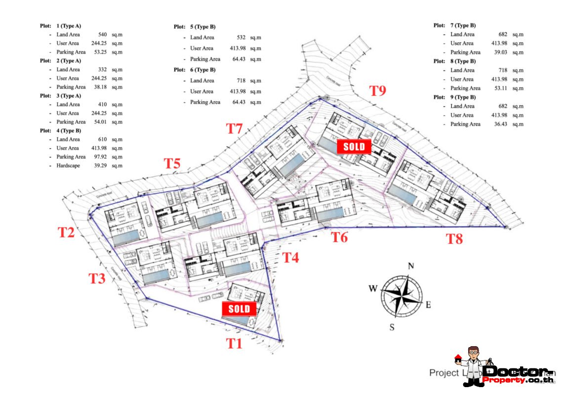 Luxury 2-4 Bedroom Private Pool Villa with Sea View and Sunset View in Bang Makham, Koh Samui – For Sale