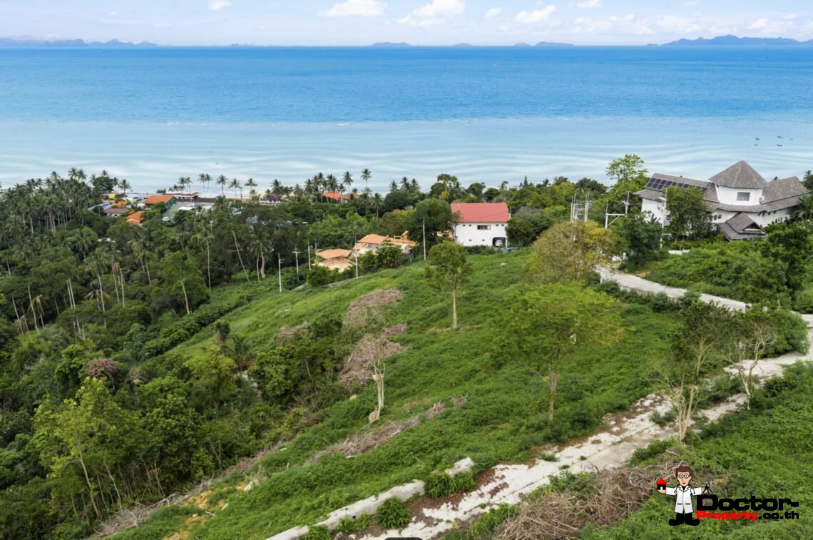 Luxury 2-4 Bedroom Private Pool Villa with Sea View and Sunset View in Bang Makham, Koh Samui – For Sale