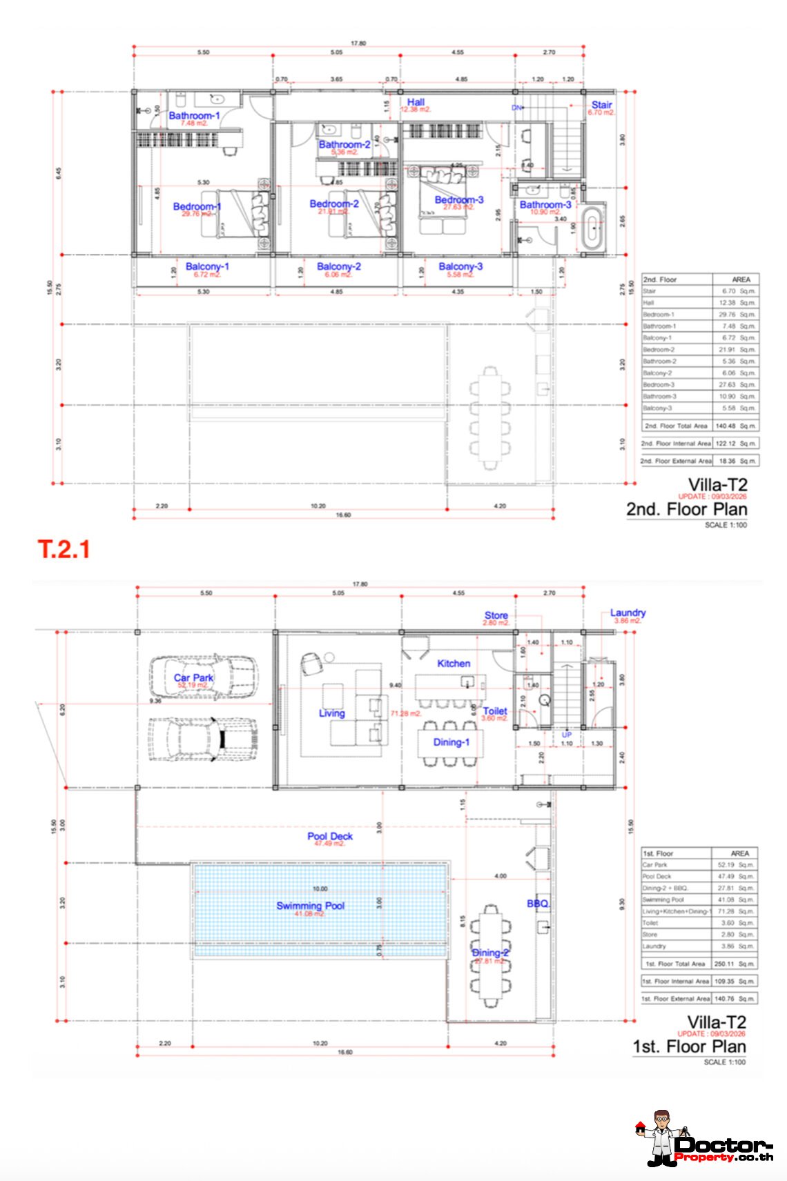 Luxury 2-4 Bedroom Private Pool Villa with Sea View and Sunset View in Bang Makham, Koh Samui – For Sale