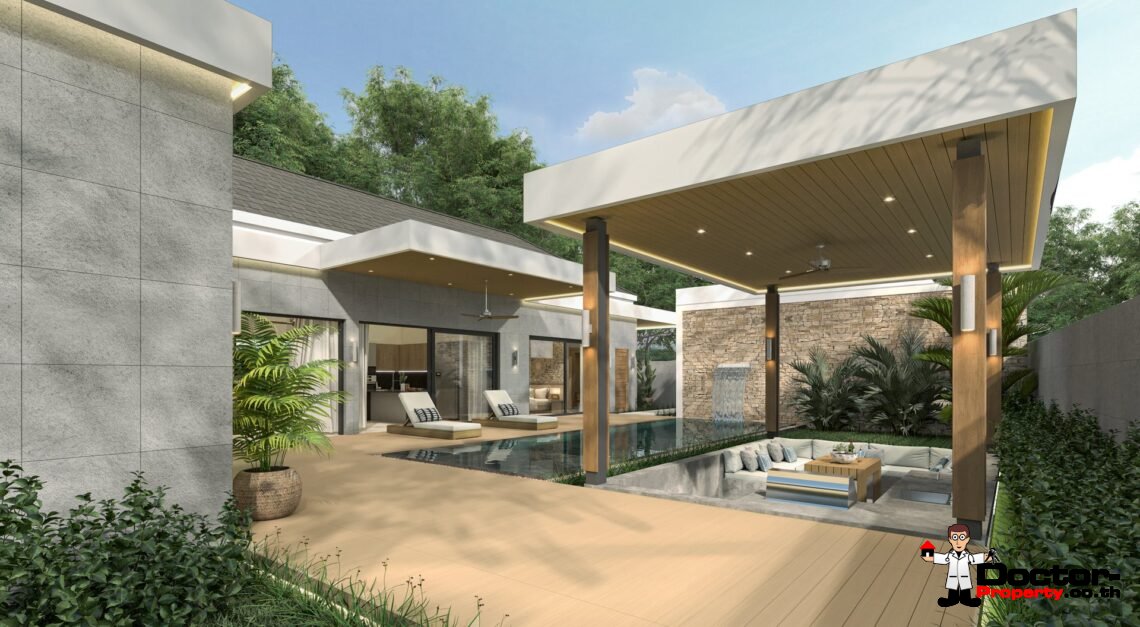 Tropical Tranquility 3 Bedroom Pool Villa in Mae Nam, Koh Samui – For Sale