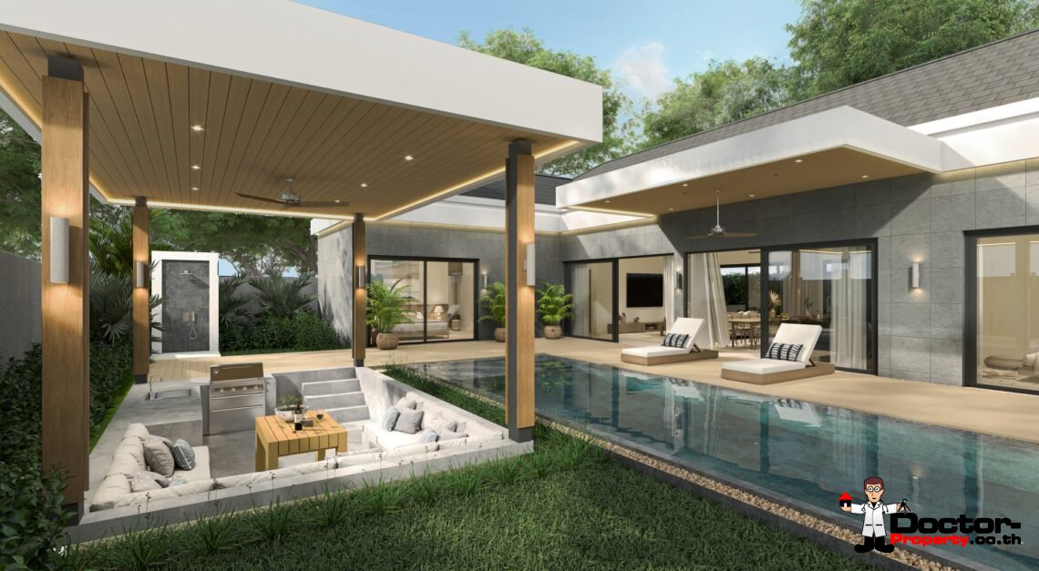 Tropical Tranquility 3 Bedroom Pool Villa in Mae Nam, Koh Samui – For Sale