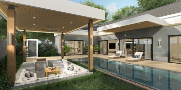 Tropical Tranquility 3 Bedroom Pool Villa in Mae Nam, Koh Samui – For Sale