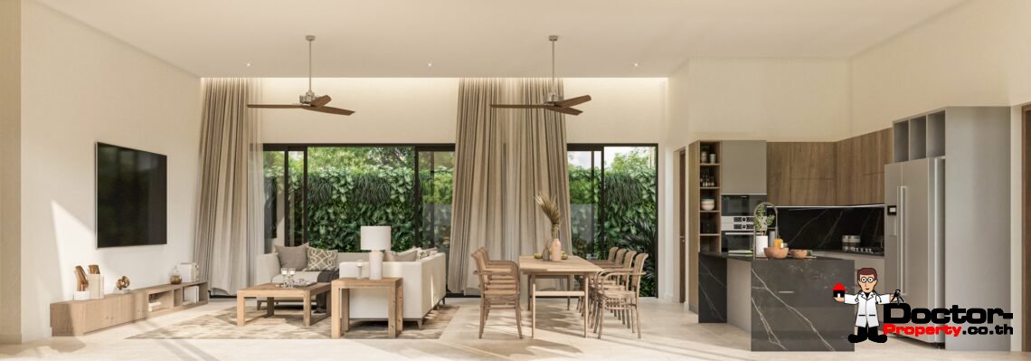 Tropical Tranquility 3 Bedroom Pool Villa in Mae Nam, Koh Samui – For Sale