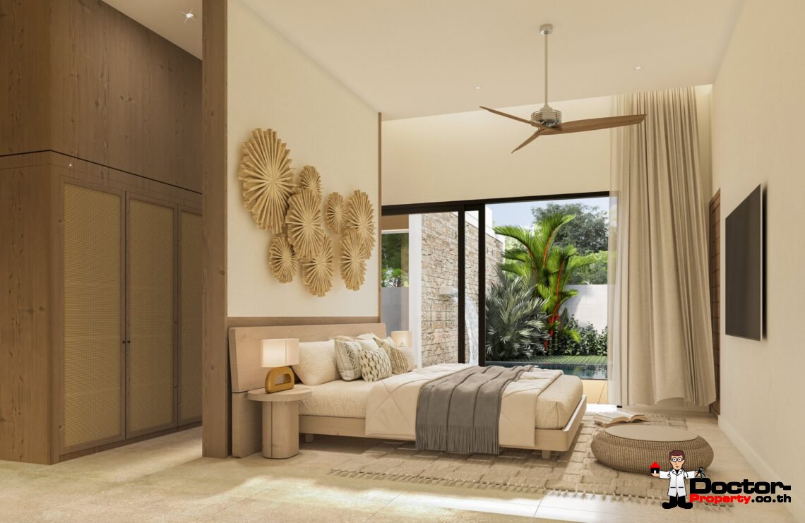 Tropical Tranquility 3 Bedroom Pool Villa in Mae Nam, Koh Samui – For Sale